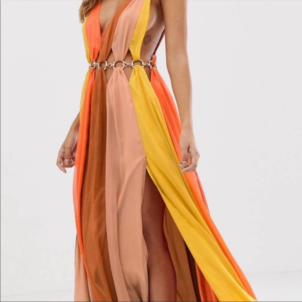 Colorblock asos dress